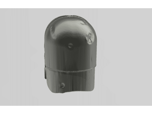 Iron Man MK 1 Helmet Weathed 3d model