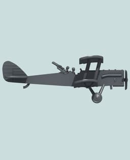 1:144 Airco D.H.9A (Twin Lewis) 3d model