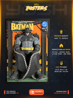 Absolute Detective Poster (1st Printing) 3D Printer STL File 3d model