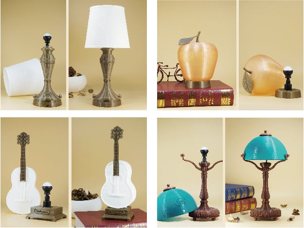 Classical table lamp 3d model