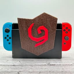 Deku Shield Switch Dock Hanger 3d model