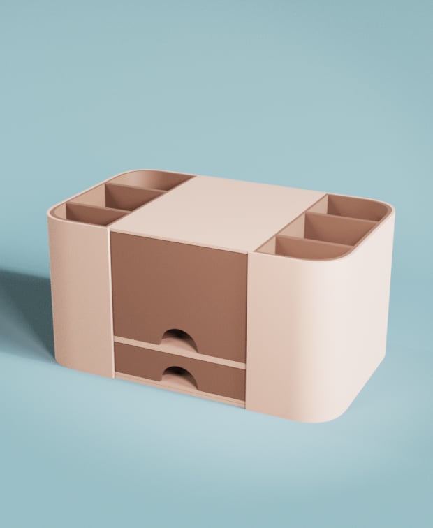 Desk Organizer Estacion 3d model