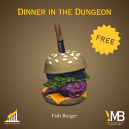 Fish Burger 3d model