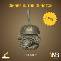 Fish Burger 3d model