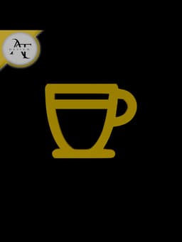 Simple Coffee Cup Symbol - 2D Art 3d model