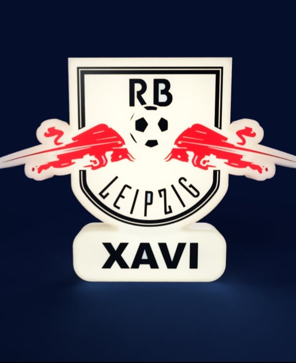 R.B. Leipzig Sign – LED strip compatible 3d model