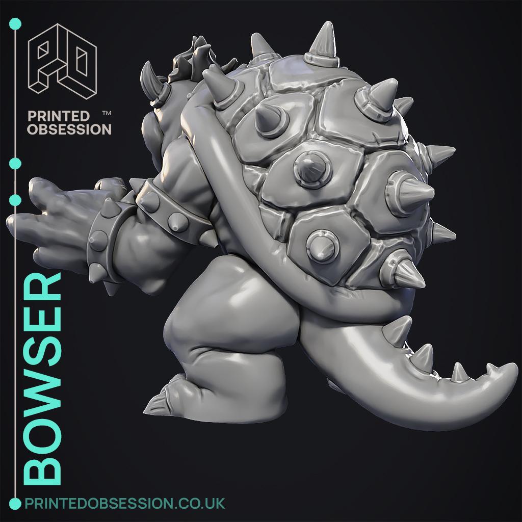Bowser - Super Mario Bros - Fan Art 3d model