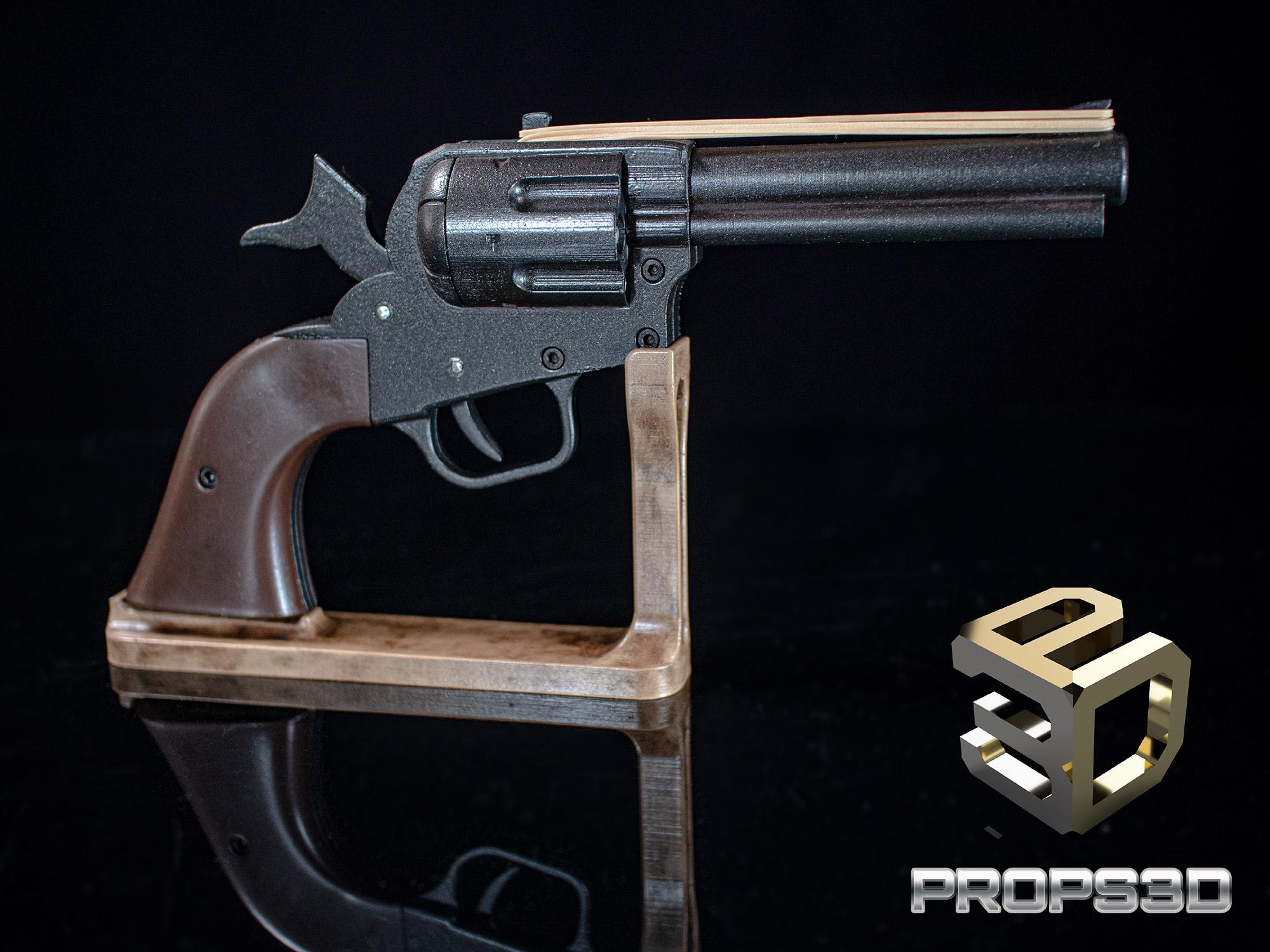 RUBBER BAND 6 SHOOTER | V4 3d model