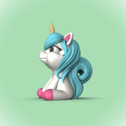 Cute Unicorn -V2 (NO SUPPORTS) 3d model