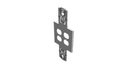 C22 - Double-Gang Double-Sided Electrical Outlet WallPlateMate 3d model