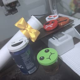 Emoticons Soda Can Cover Cap Bundles 3d model
