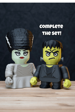 Frankenchunk's Bride - Frankenstein Kit | No Supports, No AMS, No Glue 3d model