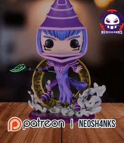 Dark Magician Funko style 3d model