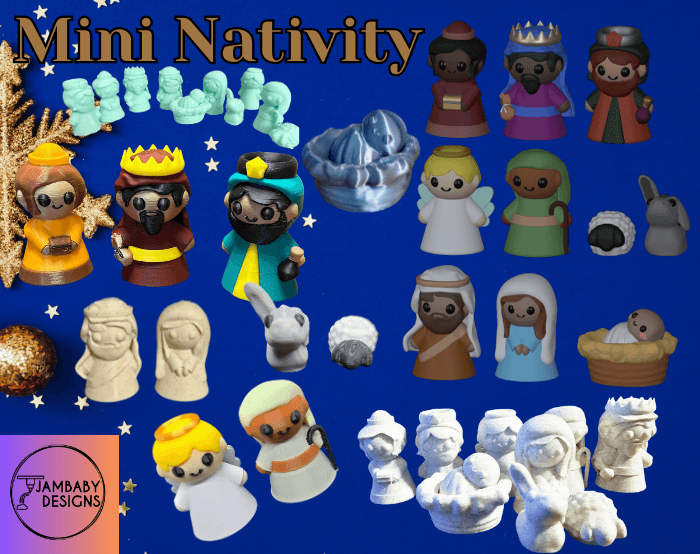Mini Nativity 3d model
