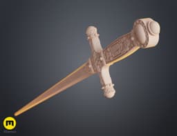 Godric Gryffindor Sword - Harry Potter 3d model