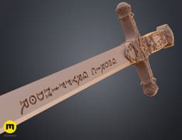Godric Gryffindor Sword - Harry Potter 3d model