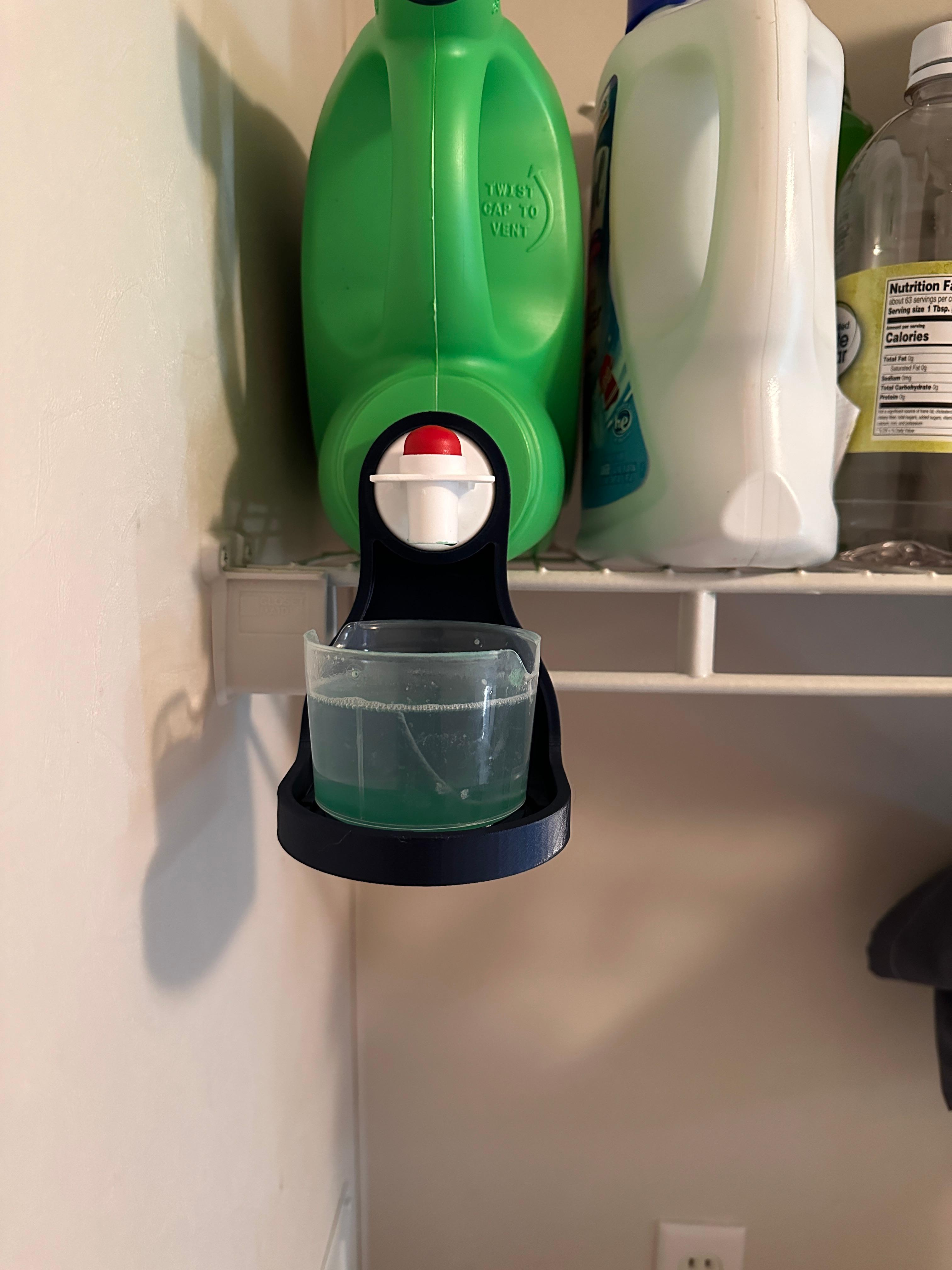 Laundry detergent cup holder 3d model