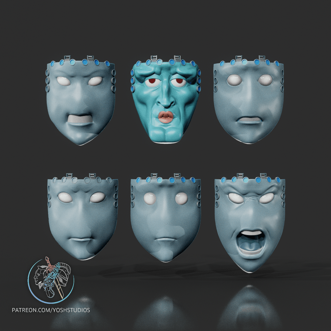 Iron Shadow Helmet 3D Printer File STL 3d model