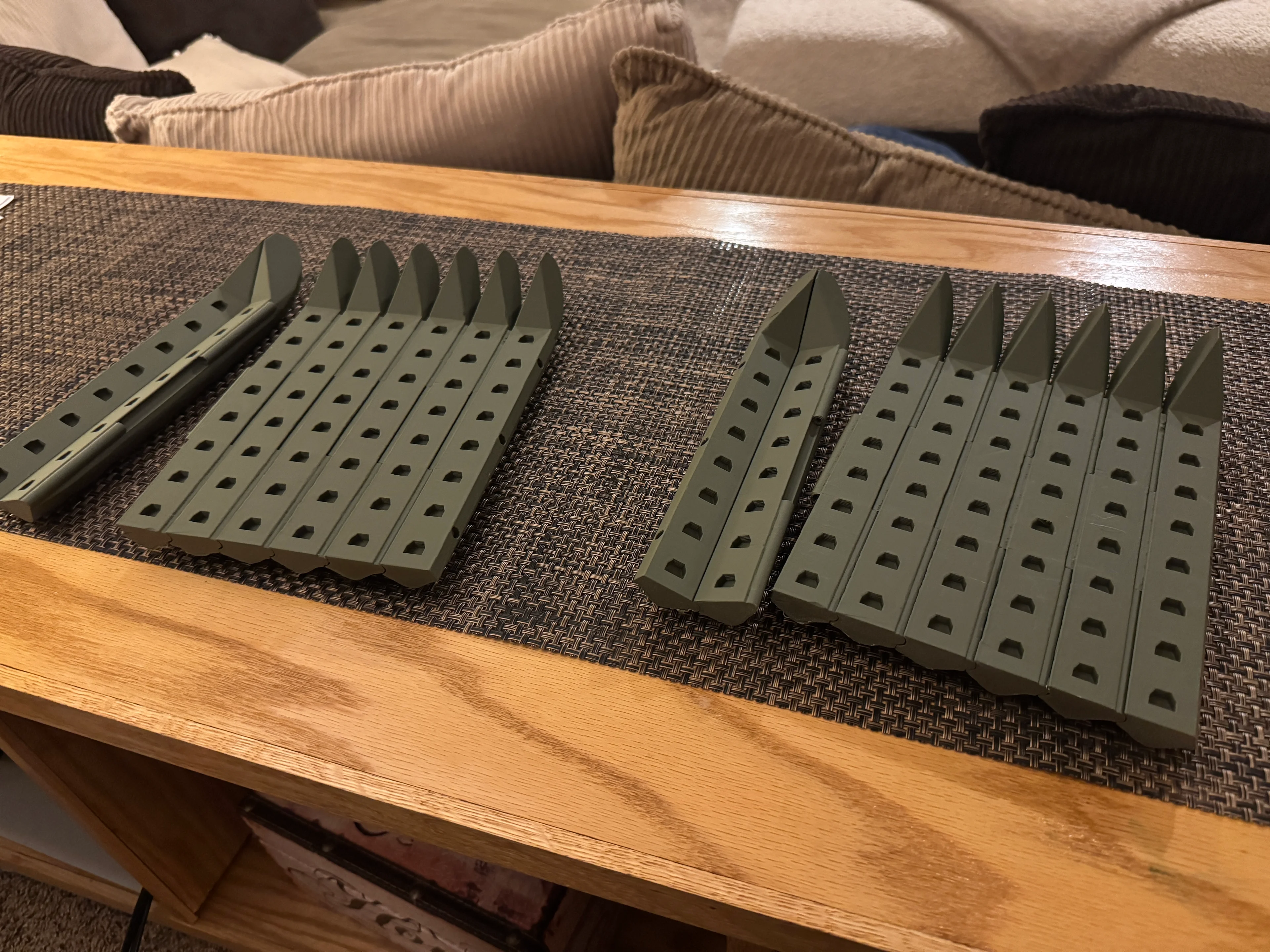 What else can I try? I have printed on 2 p1s units and an A1. Installed a new horned and calibrated each printer. I have three that have the last two segments stuck together and a break between 2 and 3. I’m willing to try anything at this point. Are there any settings I can check?