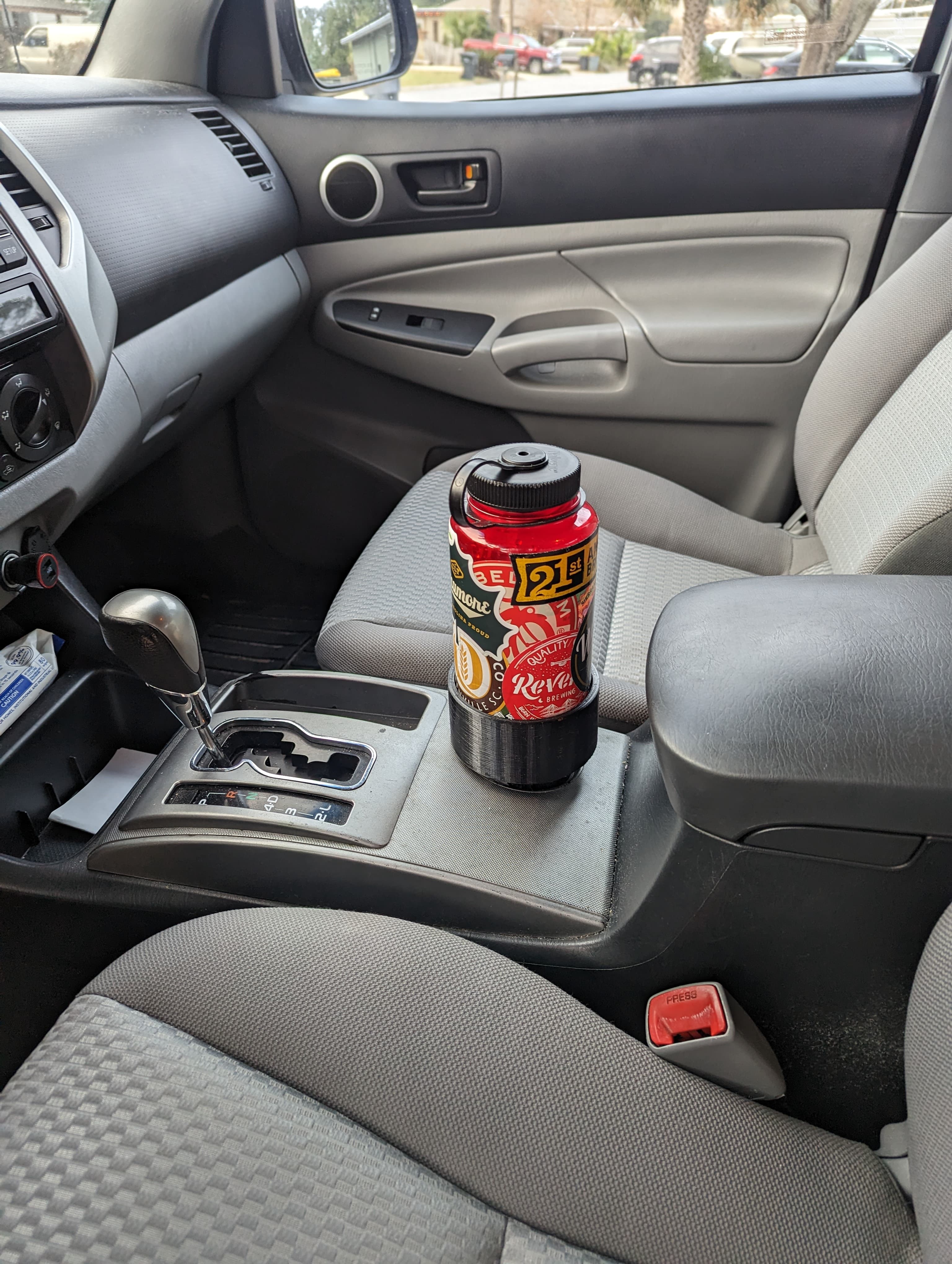 Cup Holder Adapter - 2nd Gen Tacoma Center Console 3d model