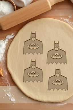 Batman Cookie Cutter, Biscuit Cutter 3d model