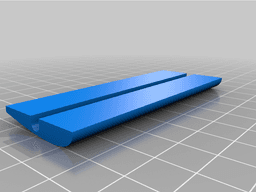 Low profile RC airplane landing gear 3d model