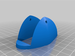 Low profile RC airplane landing gear 3d model