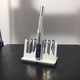 2x1GridfinityHobbyKnifeStand.stl 3d model