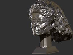 Michael Jackson Robot Bust – Moonwalker 3d model