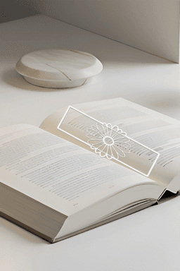 Daisy Bookmark, Creative Bookmark, Gift Idea 3d model