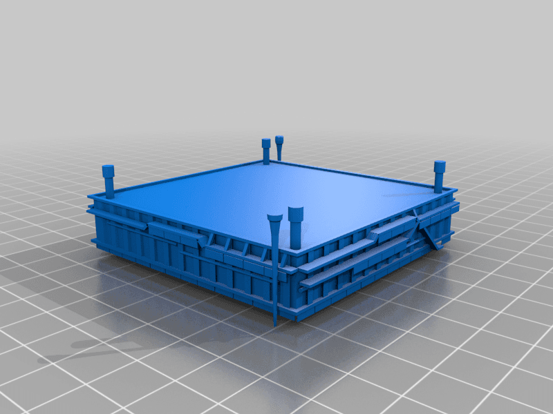 Rocket Platform and Gantry Tower 3d model