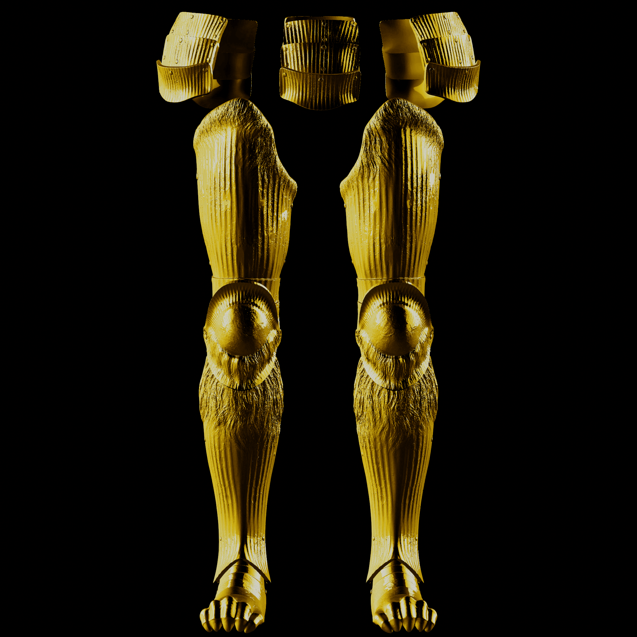 EXECUTOR COSPLAY - ELDEN RING NIGHTREIGN REPLICA FAN ART – LEG ARMOR 3d model