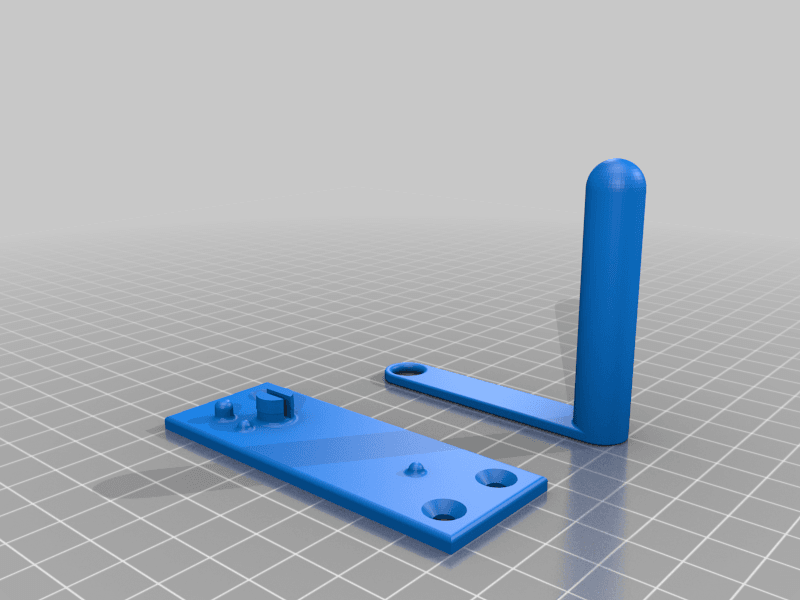 Dishwasher latch 3d model
