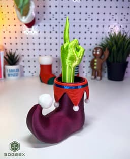 Surprise Christmas Stocking - Grinch Edition 3d model