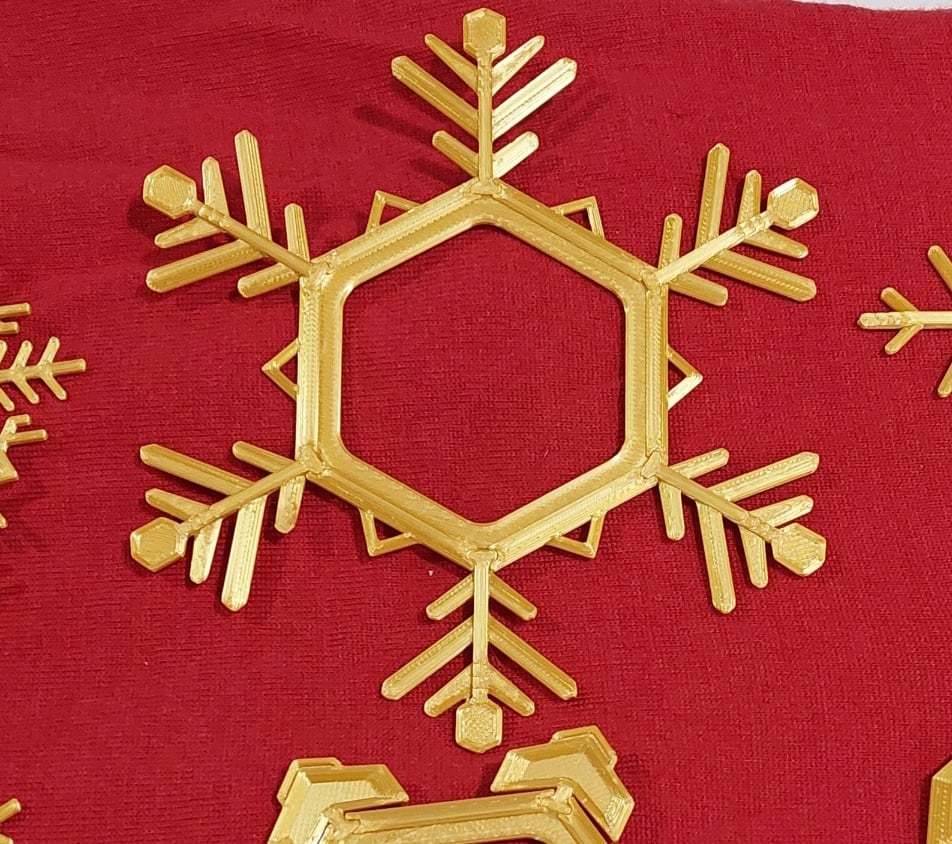 Snowflake Photo Frame 3d model