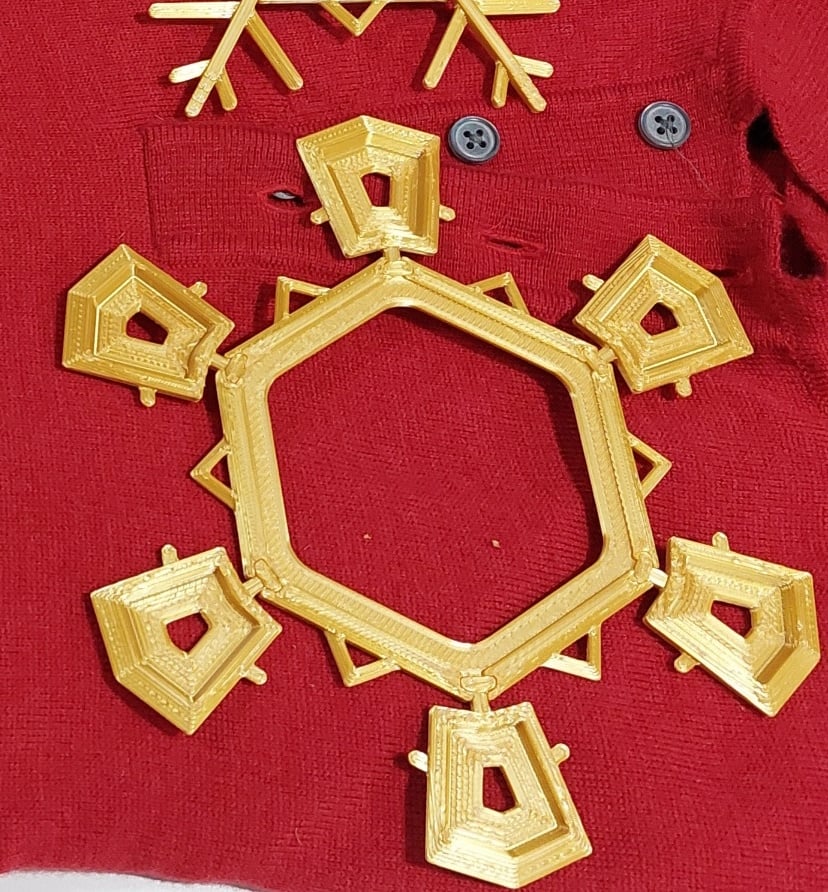 Snowflake Photo Frame 3d model