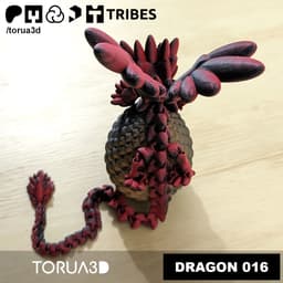 Articulated Dragon 016 3d model