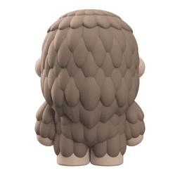 Cute Cryptid Little Bigfoot Figure - 3D Printable & Royalty-Free 3d model