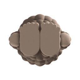 Cute Cryptid Little Bigfoot Figure - 3D Printable & Royalty-Free 3d model