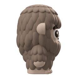 Cute Cryptid Little Bigfoot Figure - 3D Printable & Royalty-Free 3d model