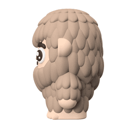 Cute Cryptid Little Bigfoot Figure - 3D Printable & Royalty-Free 3d model