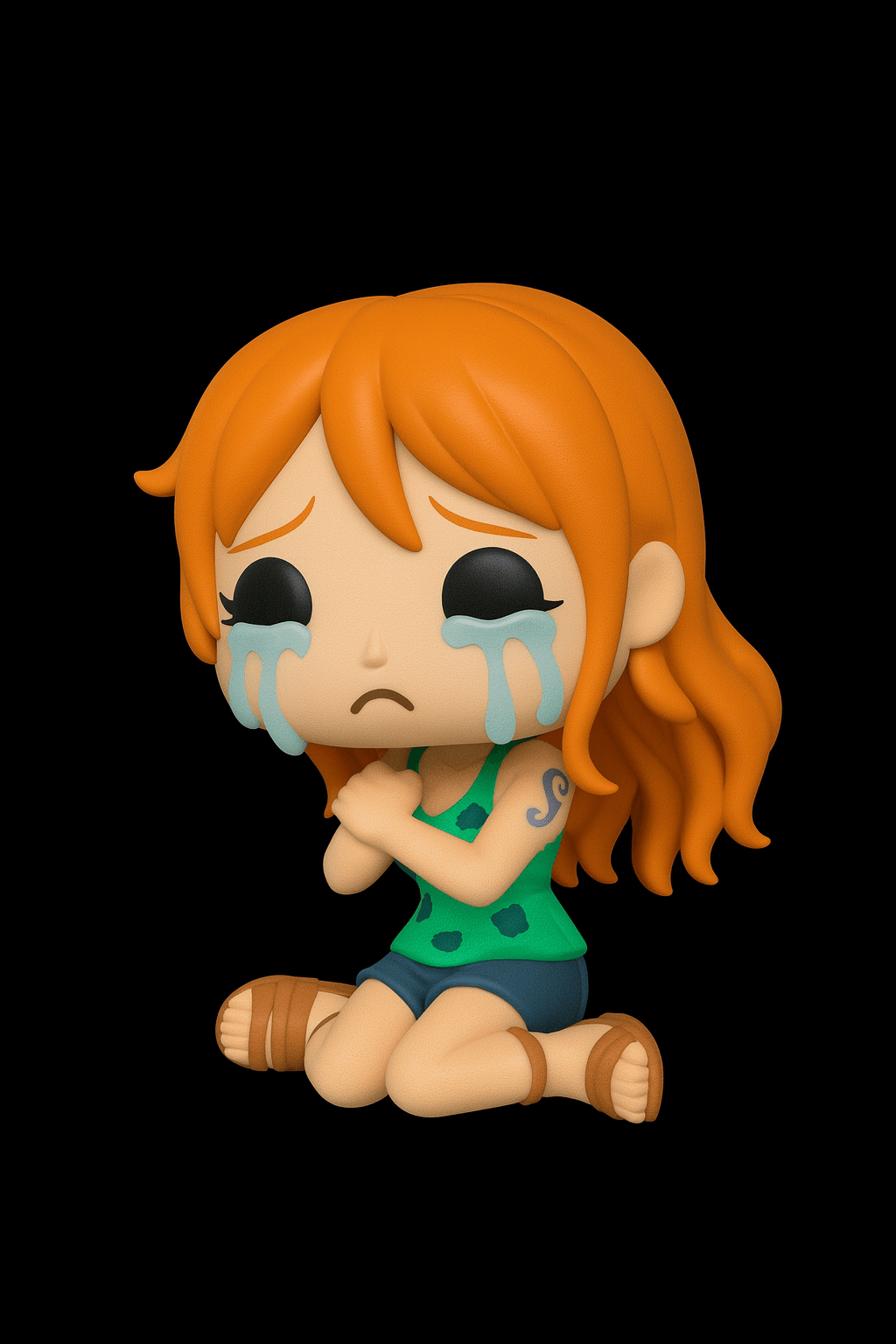 NAMI ONE PIECE CRY FUNKO POP STYLE – STL Fan Art Model 3d model