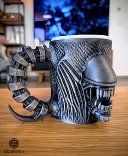 Xenomorph Ice Cream Pint Holder 3d model