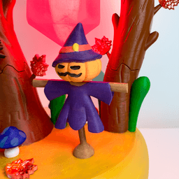 Fantasy Tree Lamp (Halloween) 3d model