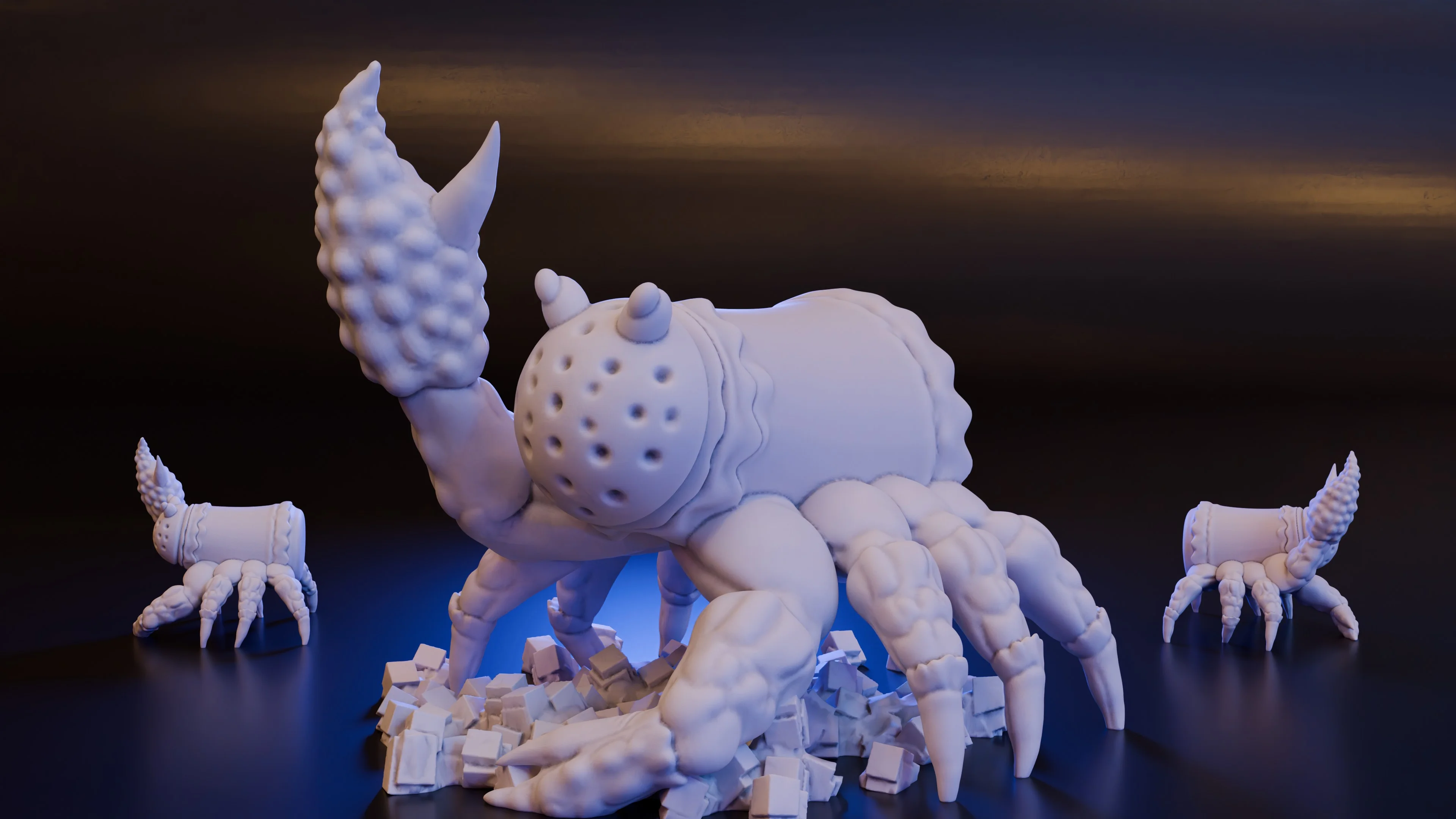 Salt Crab - Giant Crab (DND / TTRPG) 3d model