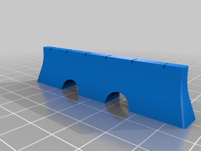 6 String Banjo Bridge 3d model