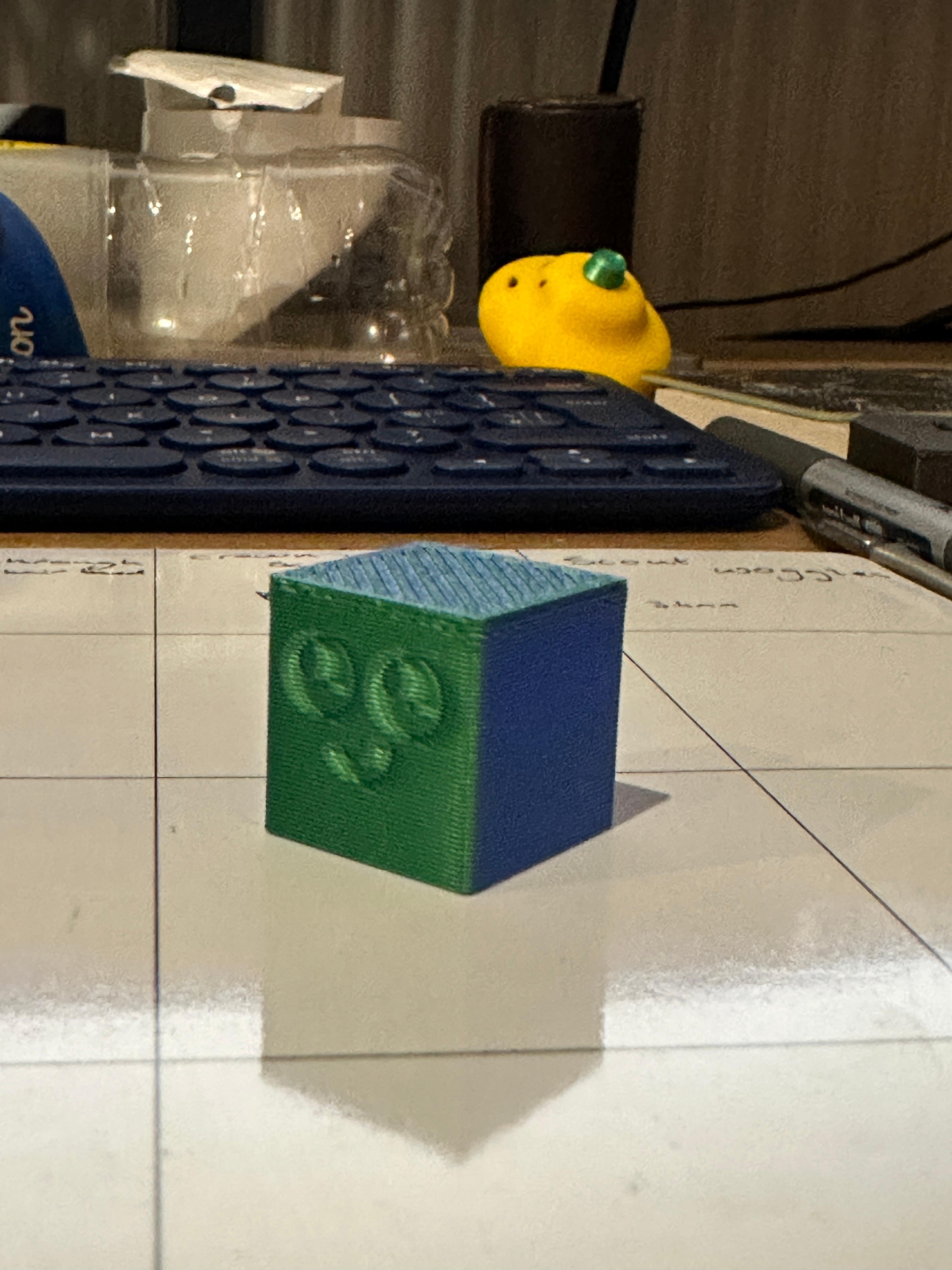 cute calibration cube  3d model