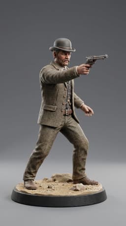 MINI LOOTS COLLECTIBLES: THE OLD WEST EDITION – THE LAWMEN PACK 3d model