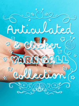 Cute Articulated & Clicker Yarn Ball | No AMS | Print-in-place | Support-free 3d model