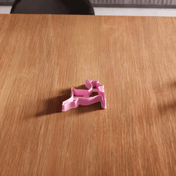 Reindeer Cookie Cutter Stamp Utensil 3d model
